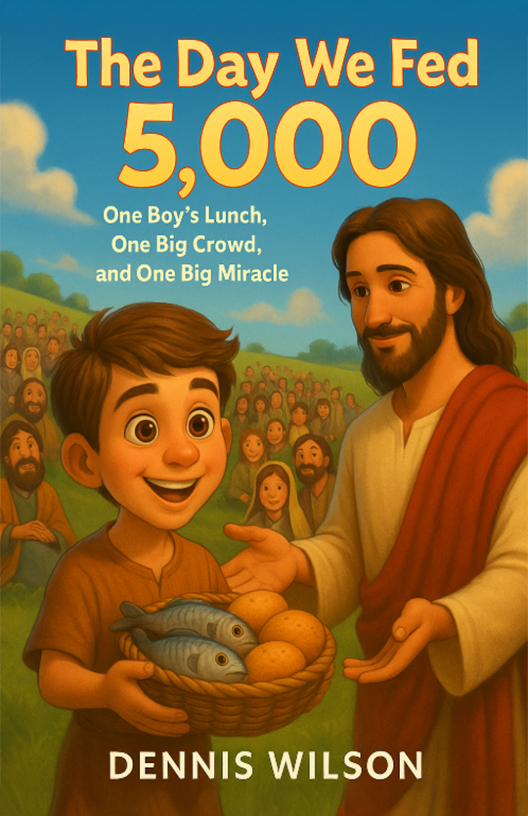 Book cover: The Day We Fed 5,000 by Dennis Wilson